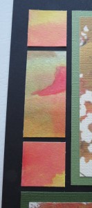 close up of water color sections