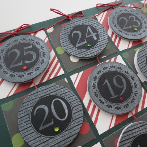 Countdown to Christmas: Vertical rows of dates will flip easily to count down and reveal the story a portion at a time. 
