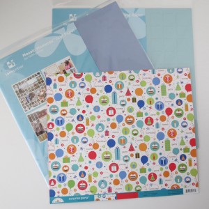 Birthday Scrapbook Pages: make a choice and add a grid.