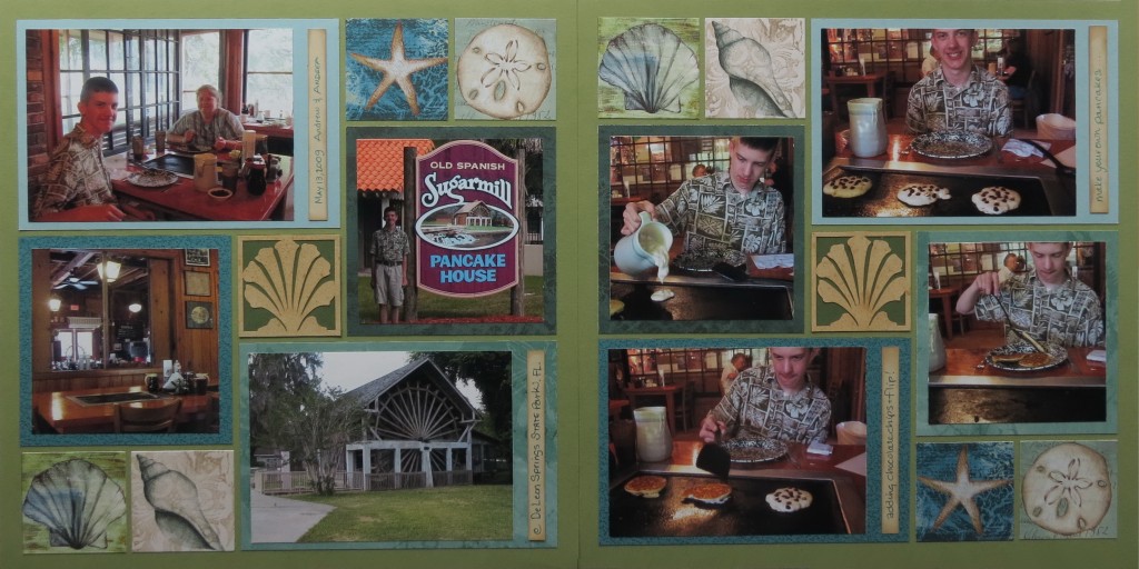 Mosaic Moments Die Sets make putting this double page layout a breeze!!