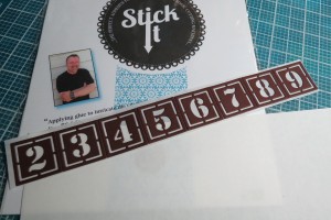 Great Expectations: Stick It! a perfect way to get total coverage on intricate Stencil Number Dies