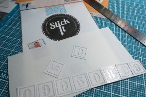Stick It! gets all the small areas of your intricate die shapes with an even layer of adhesive.