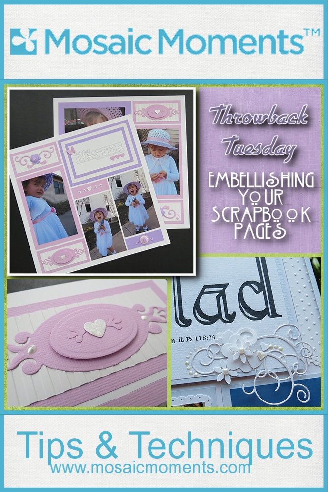 Wedding Scrapbook Tips - Mosaic Moments Page Layout System