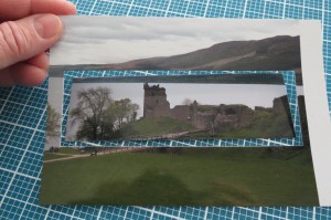 Scrapping with Ease: Using Die Set D and a 4"x 5.5" photo to trim to layered sized