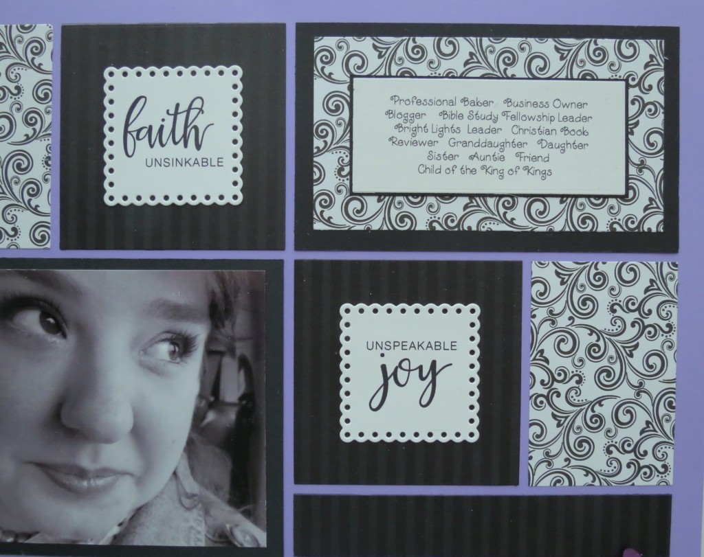 Creating Illusion Danielle Young's Project Faith journal cards trimmed with Mosaic Moments Scallop Dot Mat Die 