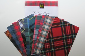 Vacation Albums tartan papers
