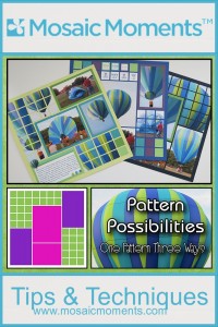 MM Pattern Possibilities showing one pattern three ways! 