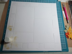Mosaic Moments White Grid Paper Creating your own "Designer Paper" step one. 
