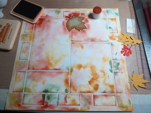Mosaic Moments White Grid Paper Creating your own "Designer Paper" step two.