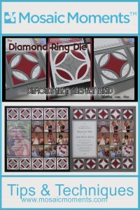 The Diamond Ring Die...these diamonds are a girl's best friend when it comes to designing wedding pages. 