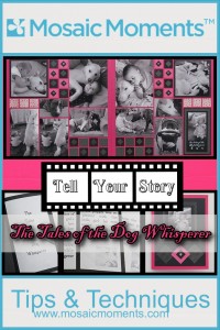 MM Tell Your Story ideas for creating scrapbook pages that tell a story and card to match