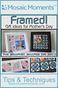 MM Graphic Shapes Dies Framed! Two styles Argyle and Quilt using three graphic shapes dies to create these designs.