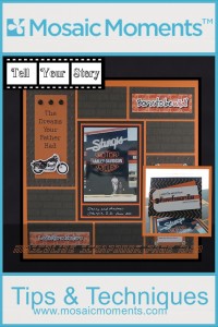 MM Tell Your Story Dreams Your Father Had ideas for masculine scrapbook pages card for Father's Day