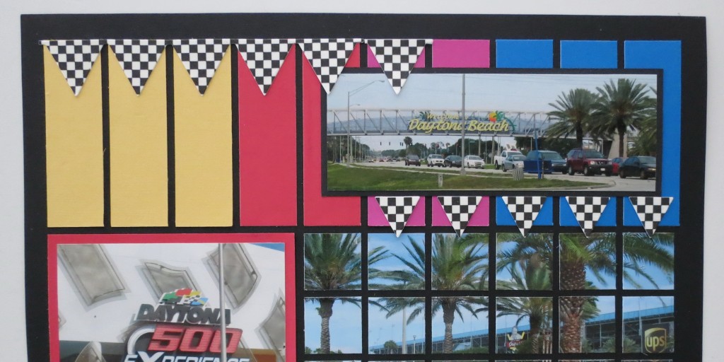 MM NASCAR themed checker flag details