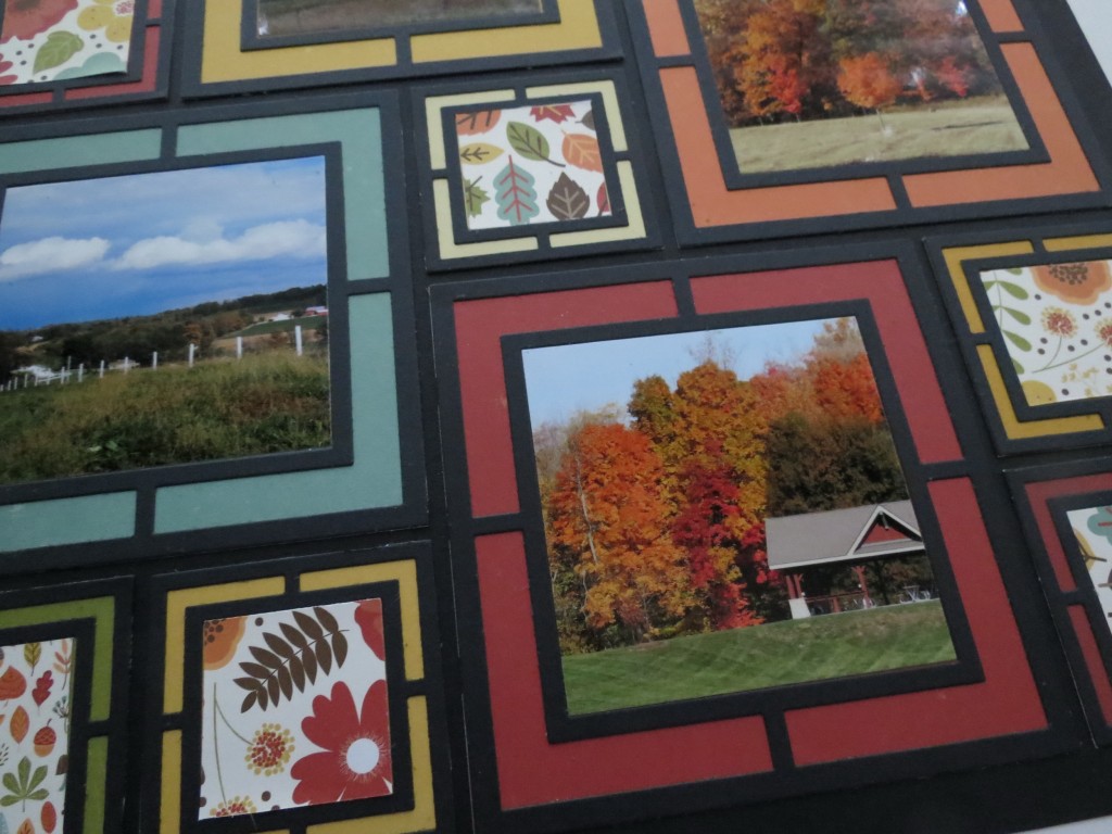MM Frame It! Fall Layout Ideas featuring the Large Graphic Frame Die Set