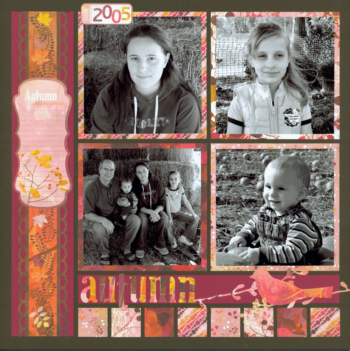 Mosaic Scrapbook Pages