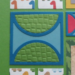 MM Half-Circle Die Set Provo Craft Tiny Mosaics Embossing Folder