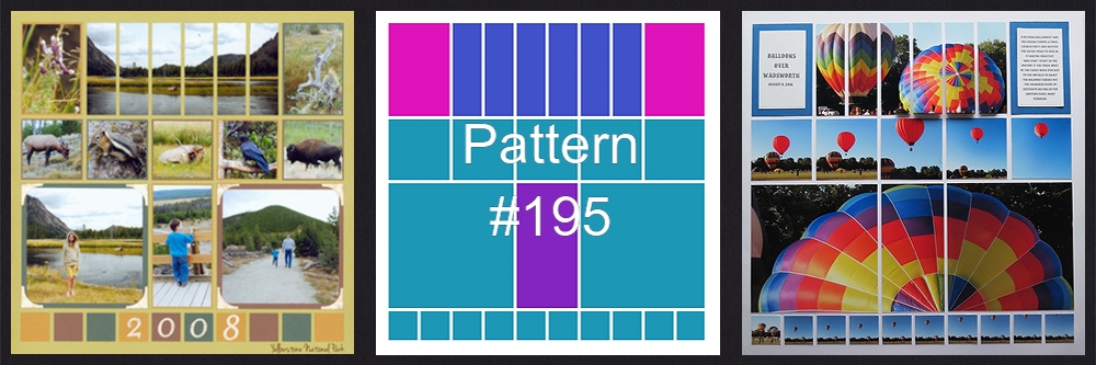 Mosaic Moments Pattern Refresher Course Pattern #195 old and new designs