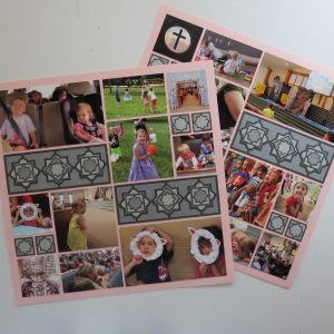 Mosaic Moments Refresher Course Pattern #214 Pink Grid Paper and Casablanca Die Set