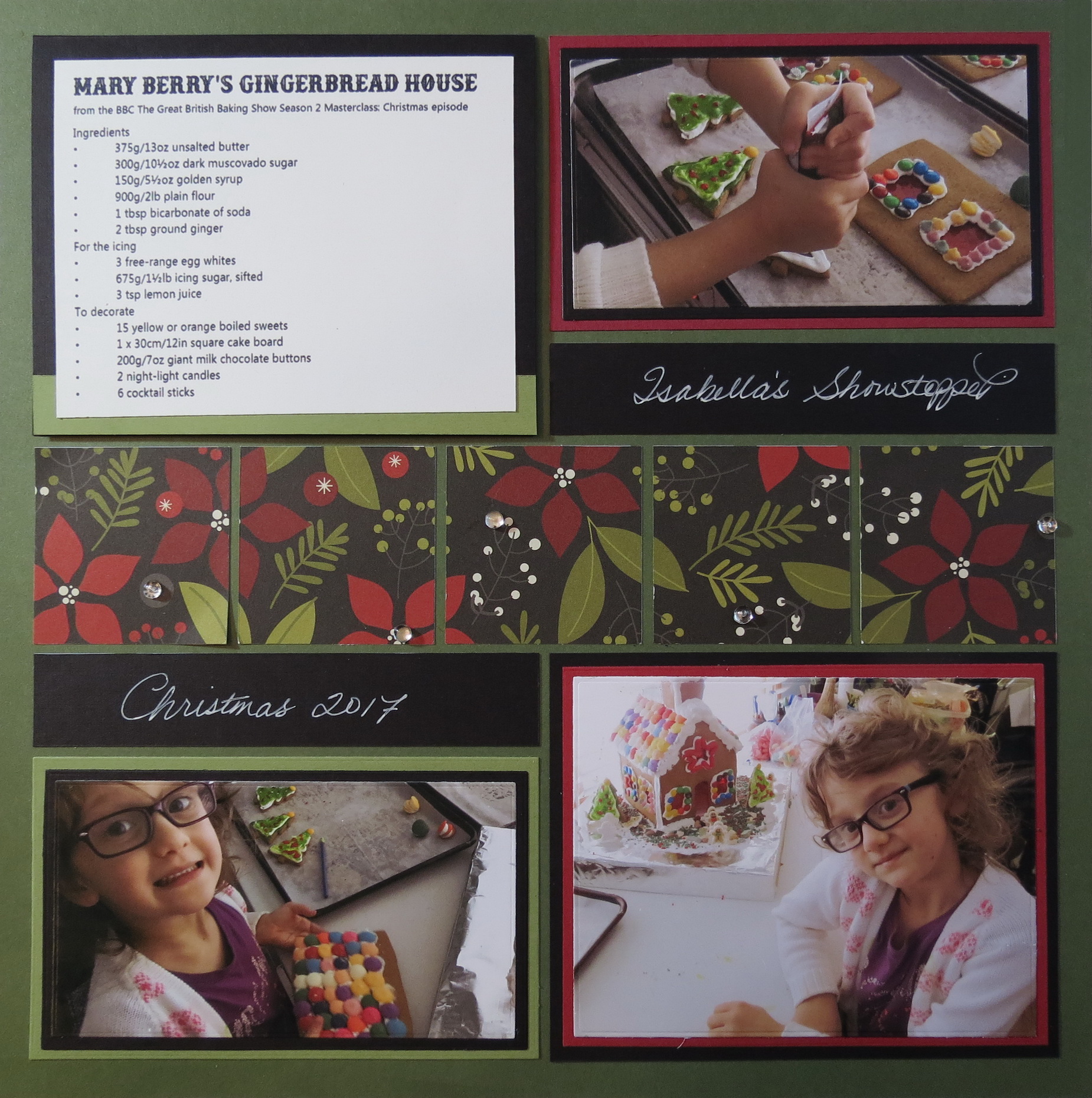 6 Christmas Scrapbook Ideas with Mosaic Moments - Mosaic Moments Page  Layout System