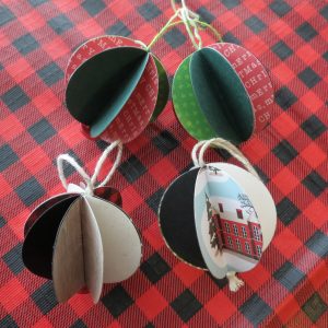 Mosaic Moments Designing with Dies Christmas Ornaments