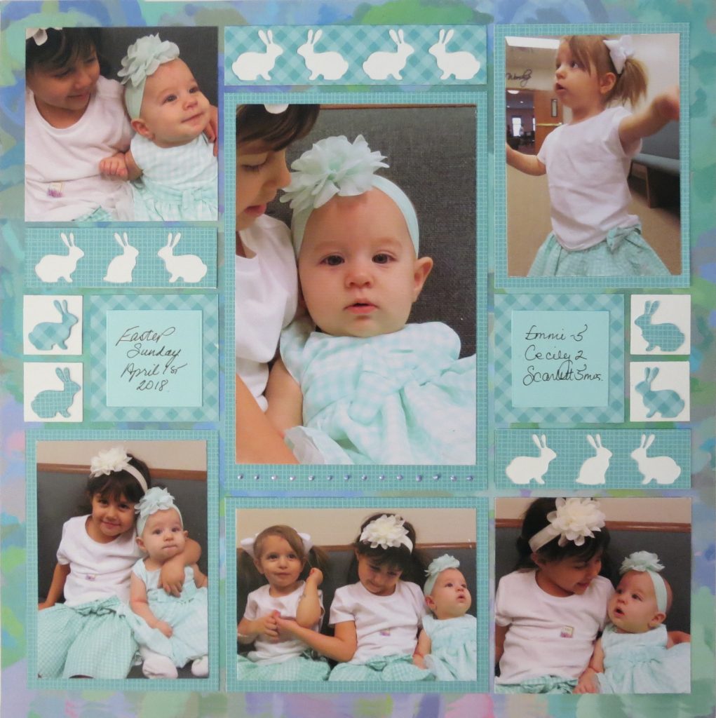 Mosaic Moments Happiness Collection of Grid Paper and the Bunny Hop Border Die set 
