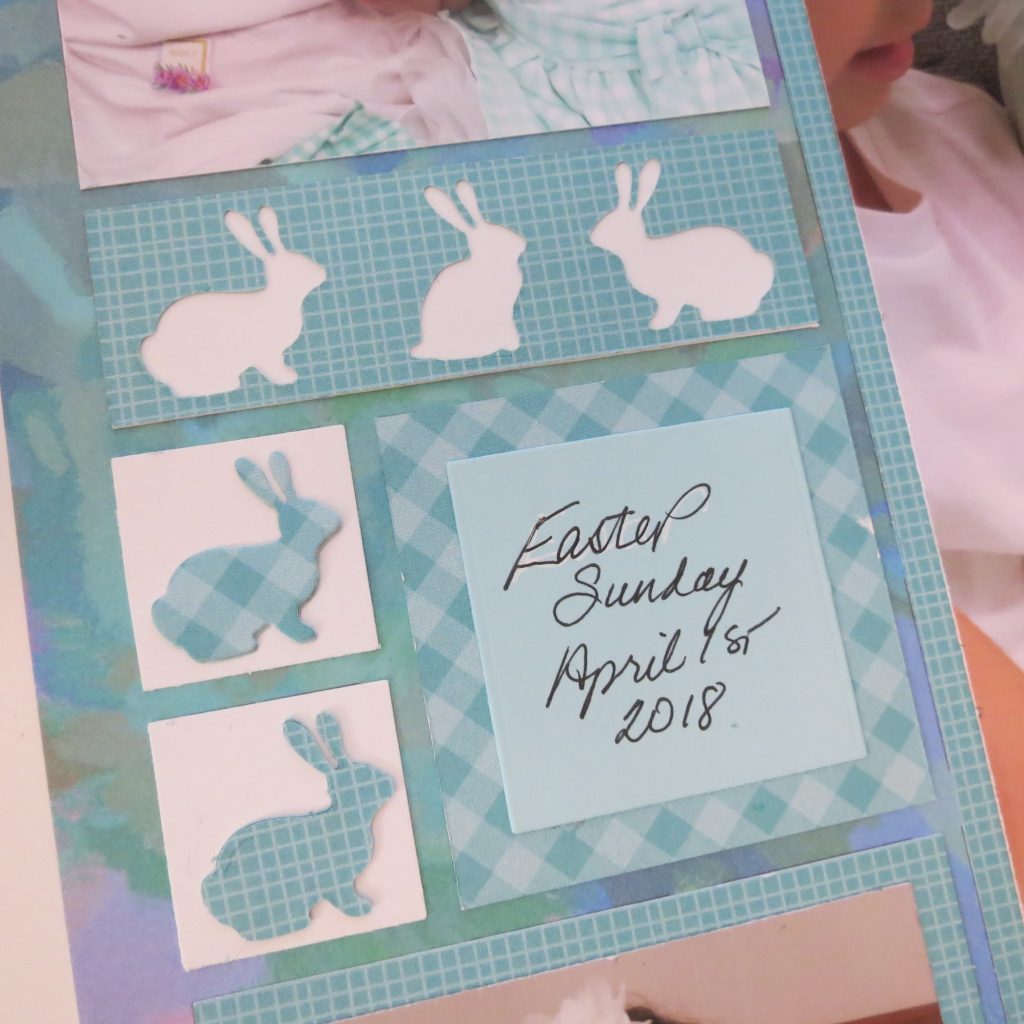 Mosaic Moments Happiness Collection of Grid Paper and the Bunny Hop Border Die set 