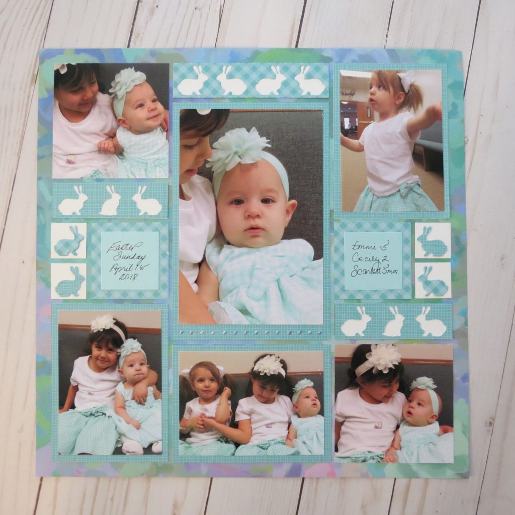 Mosaic Moments Happiness Collection of Grid Paper and the Bunny Hop Border Die set 