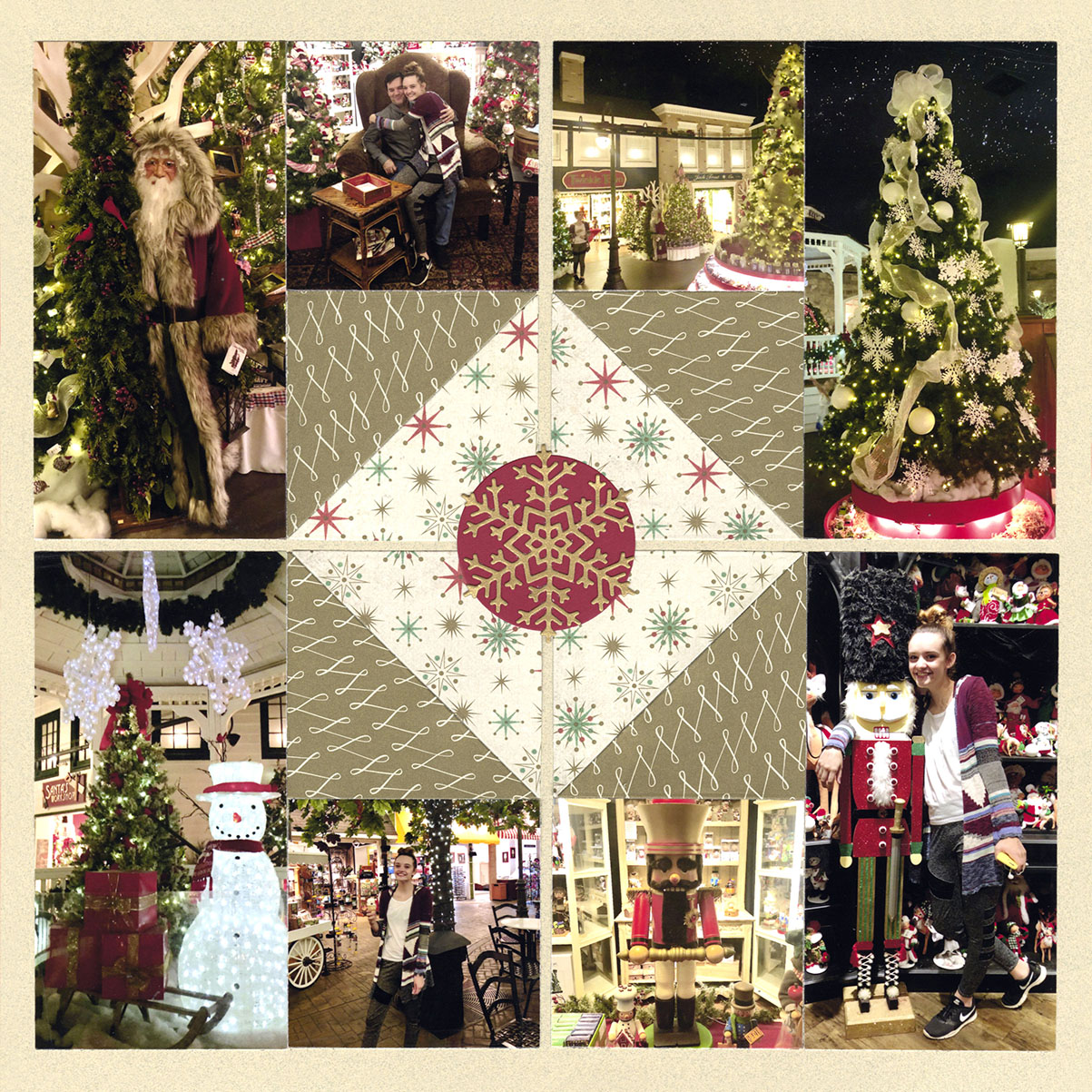 6 Christmas Scrapbook Ideas with Mosaic Moments - Mosaic Moments Page  Layout System