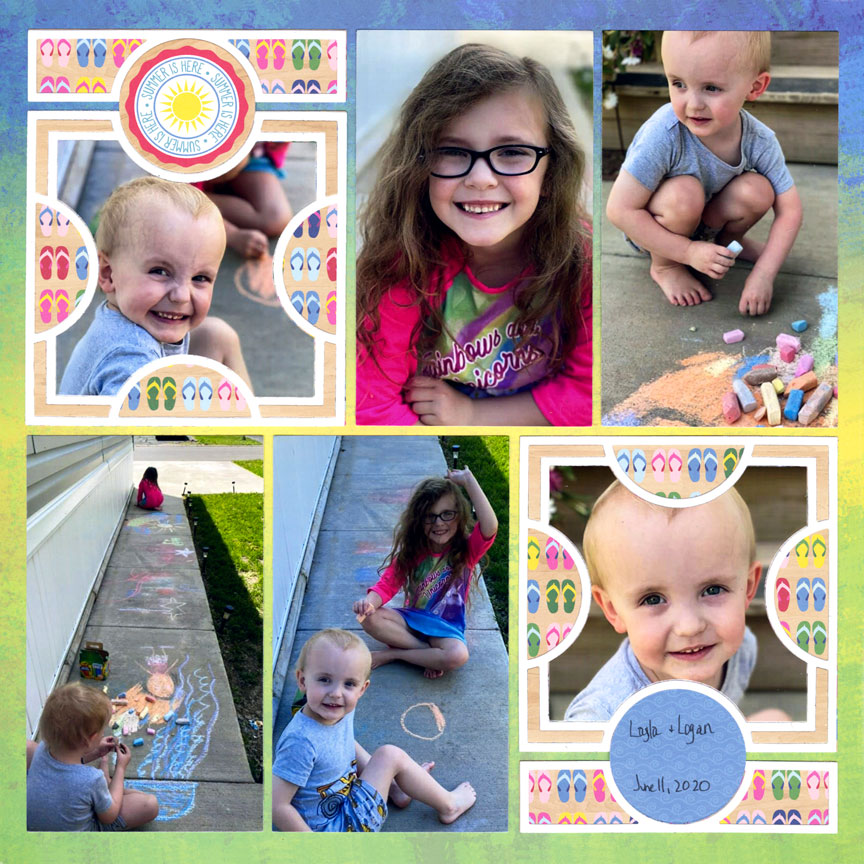 Easy-to-Make Baby Scrapbook Layout – No Cutting Required! – Creative  Memories Blog