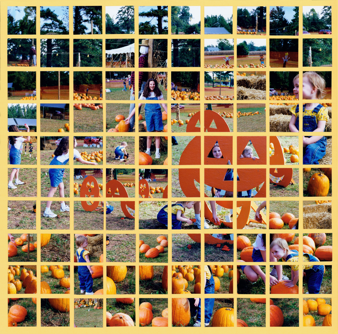 Pumpkinville - First Mosaic Moments Page by Tami Potter