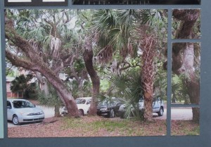 Tips for fitting photos to the grid. A 5"x 7" photo trimmed to fit a 4x5 block and 2-1" and 1- 1"x 2.25" spaces. 