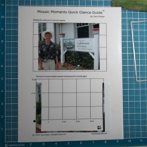 Tips for Fitting photos to the grid The area trimmed from the photo using Dies to sit on top of a 4x6 Paper Tile