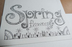 Hand Lettered Titles 