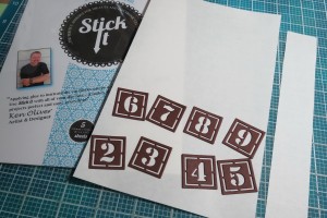 Great Expectations: Stick It! Adhesive and Stencil Number Tiles