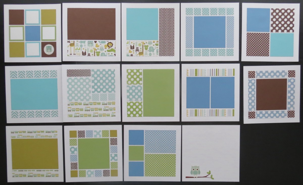 8×8 Page Designs Mosaic Moments Page Layout System