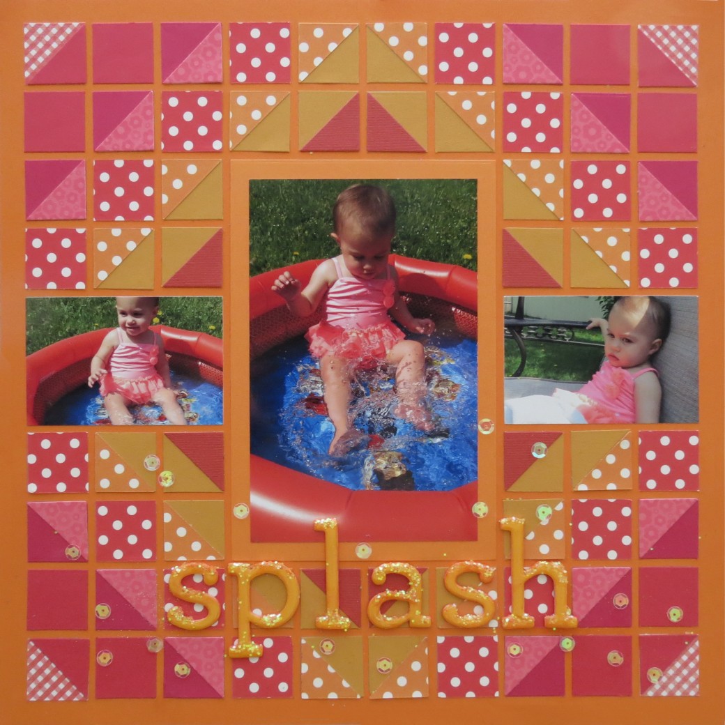 Corner Tile Die Mosaic Moments Page Layout System