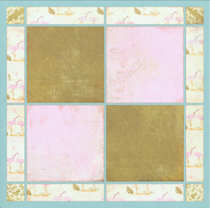 Scrapbook Layout Idea - Play with Patterned Paper