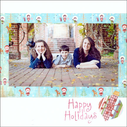 Holiday Card - Single Photo on Back