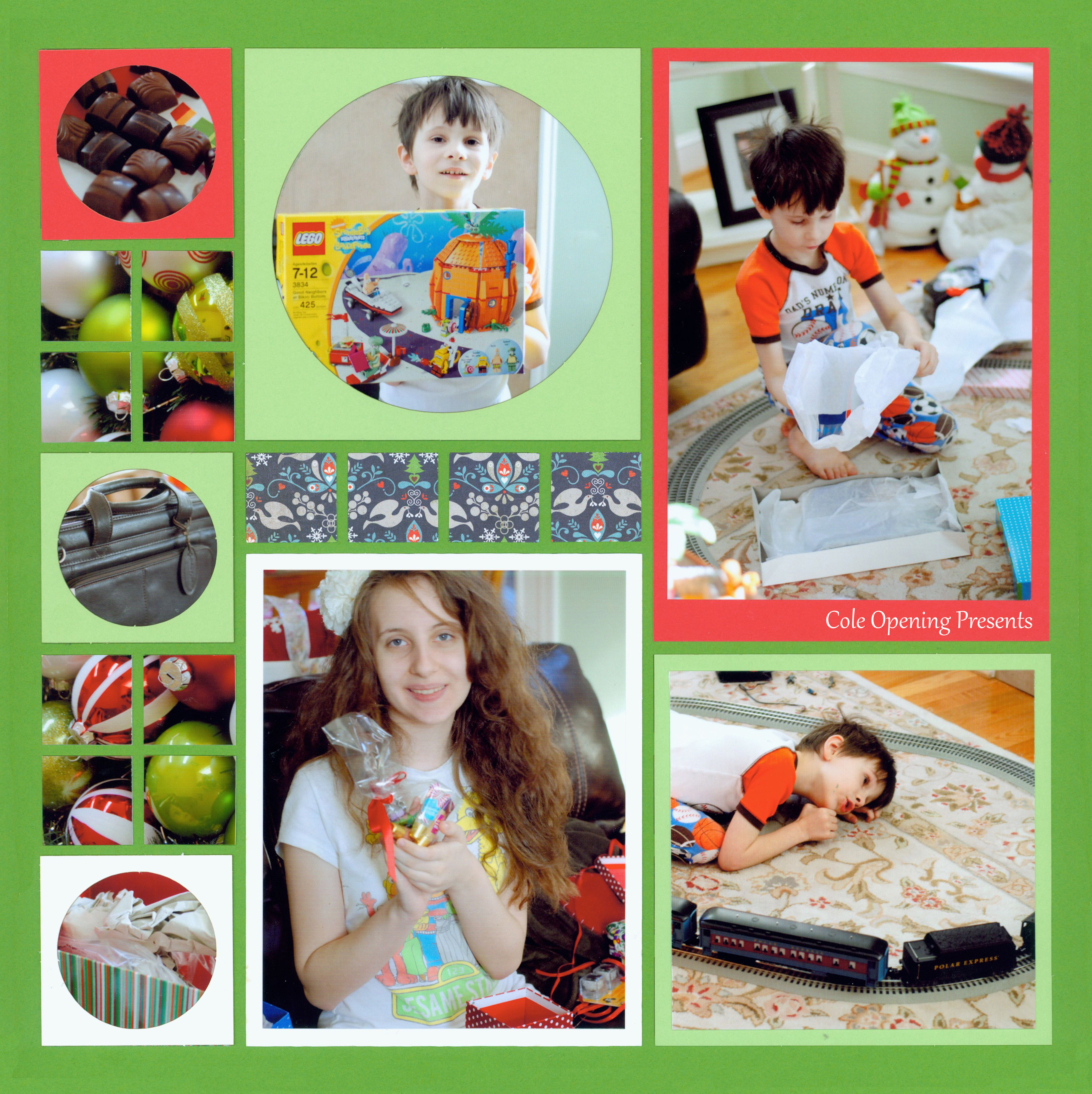 Christmas Scrapbook Idea