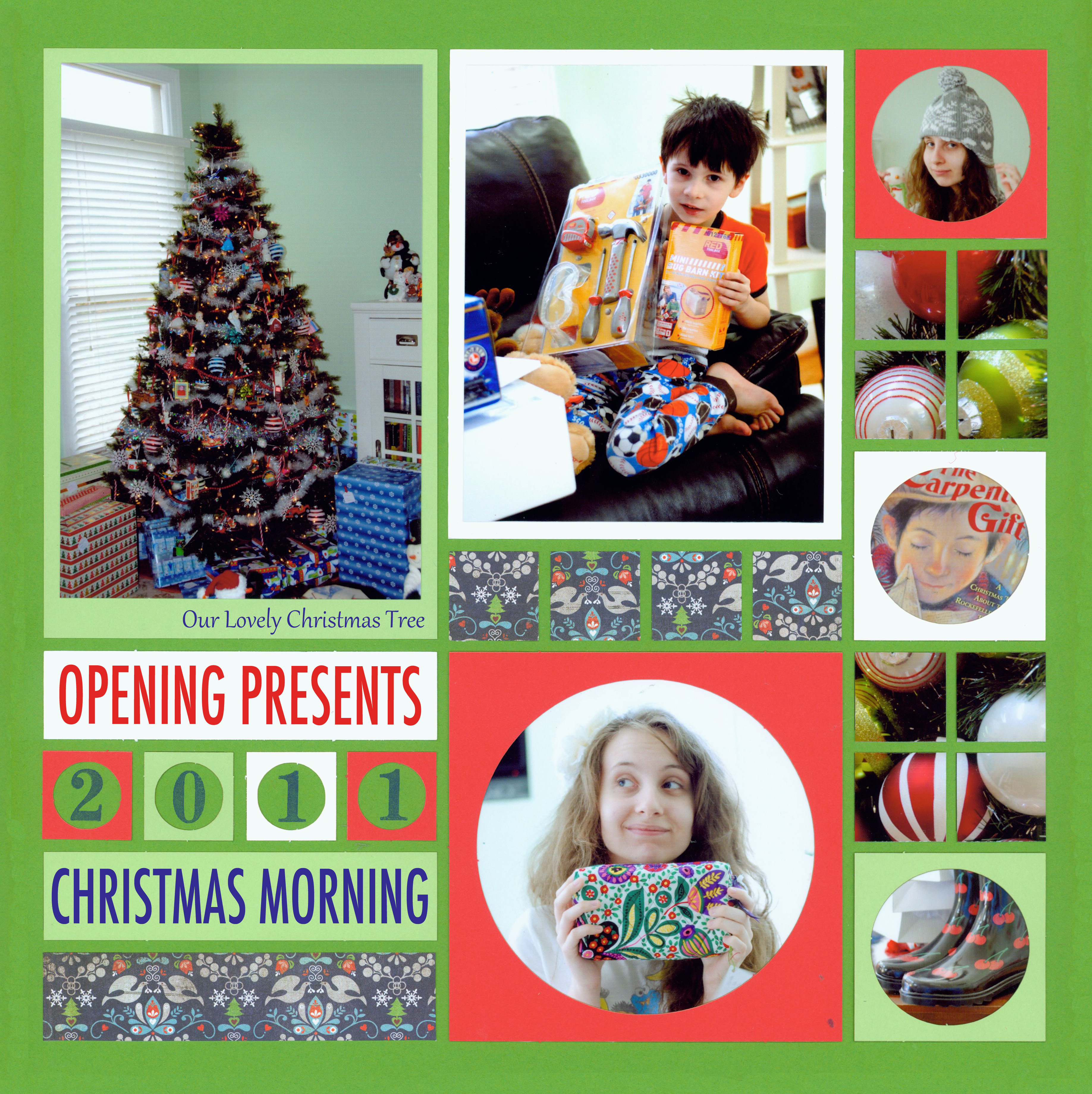 SCrapbook Christmas Layout