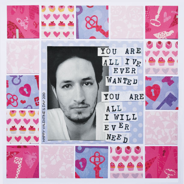 5 Love Scrapbook Page Ideas to Show Off Your Valentine Mosaic