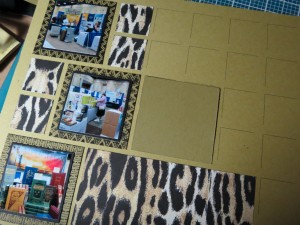 MM INSP African Safari inking a border with decorative design inspired by African patterns