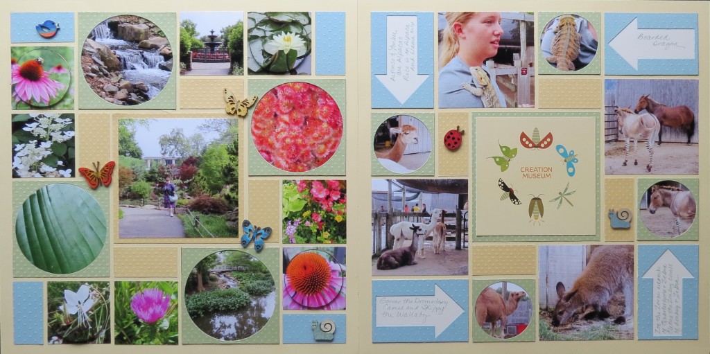 MM CM Gardens showing off the new Circle Tiles and Arrow Dies 