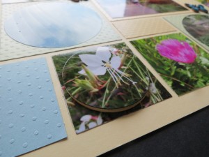MM Circle Tiles Die to layer a photo and use photo as frame