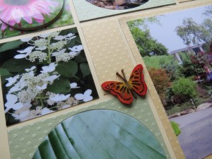 MM Circle Tiles used to embed a photo into the frame