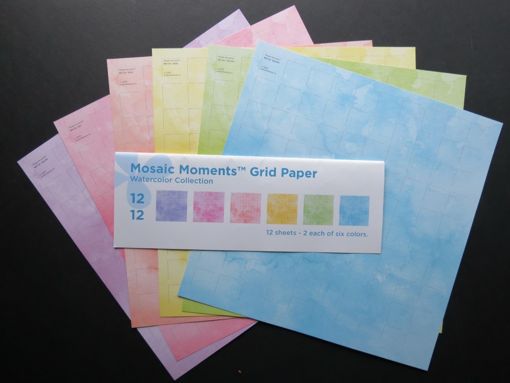 Mosaic Moments Watercolor Grid Papers
