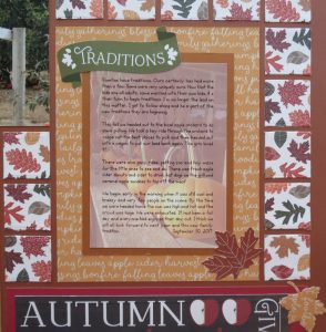 MM Tell Your Story with the Fall Leaves Die