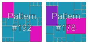 Mosaic Moments Photo Tips: Keeping Records Patterns #192 & #178