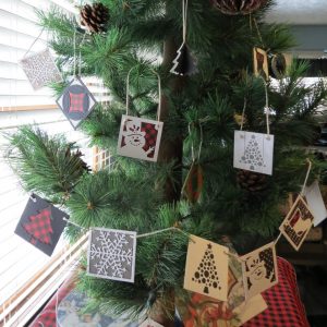 Mosaic Moments Designing with Dies Christmas Ornaments